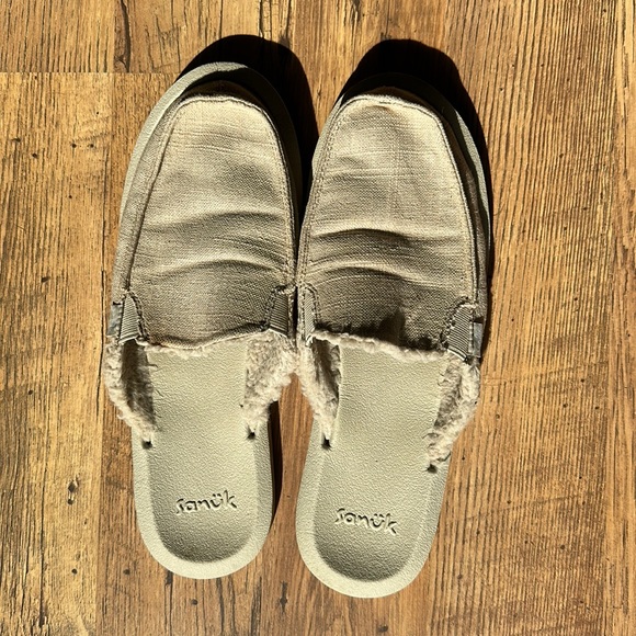 Sanuk slides women’s size 10 - Picture 1 of 3